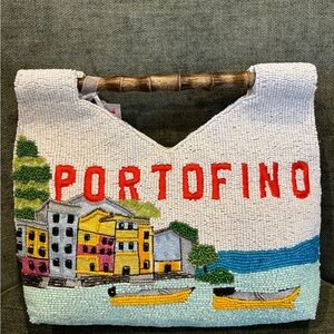 Viral Portofino Beaded Clutch Italy Summer☀️⛱️🏖️ Handmade in India.